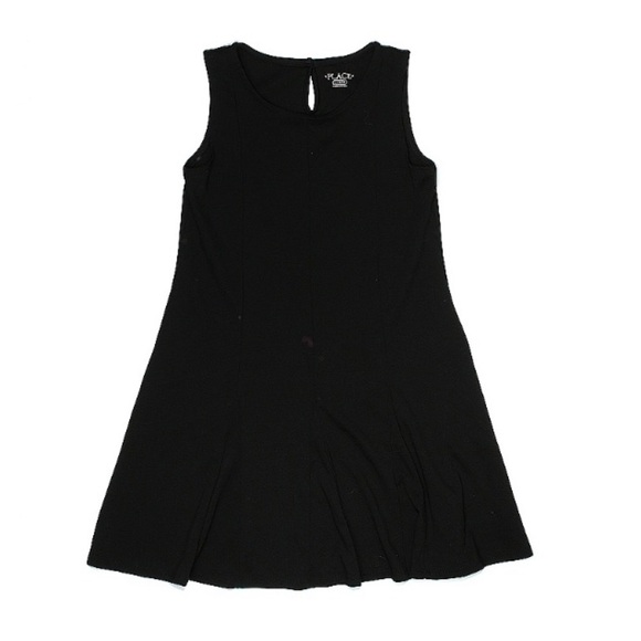 The children’s place sleeveless black A-line dress large girls - Picture 1 of 3